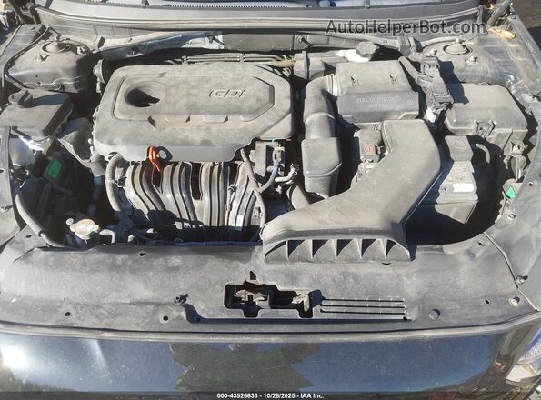 5NPE34AF0KH808636 2019 HYUNDAI SONATA Черный Вид сзади