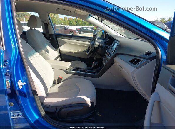 5NPE34AF6KH784665 2019 HYUNDAI SONATA Blue Սալոնի դիմացի տեսք