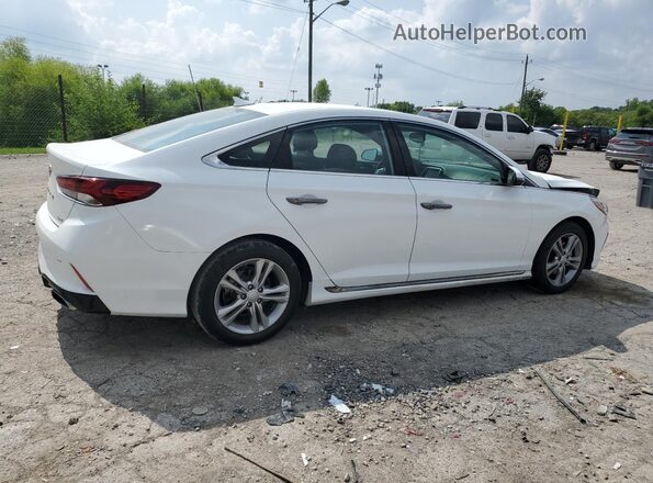 5NPE34AF7JH627693 2018 HYUNDAI SONATA White Rear right