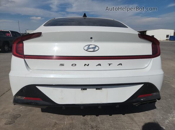 5NPEF4JA9LH024453 2020 HYUNDAI SONATA White Widok z tyłu