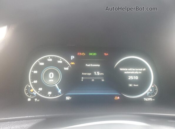 5NPEF4JAXLH036692 2020 HYUNDAI SONATA Charcoal Widok zestawu wskaźników