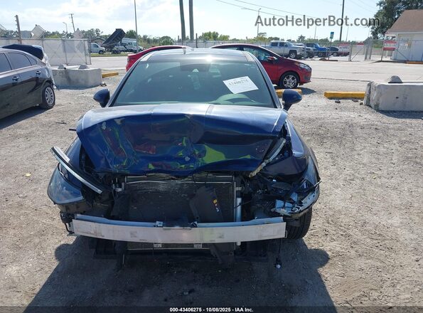 5NPEF4JAXLH038734 2020 HYUNDAI SONATA Blue Rear interior view