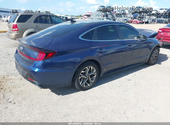 5NPEF4JAXLH038734 2020 HYUNDAI SONATA Blue Rear right