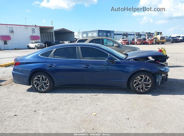 5NPEF4JAXLH038734 2020 HYUNDAI SONATA Blue 360 interior view