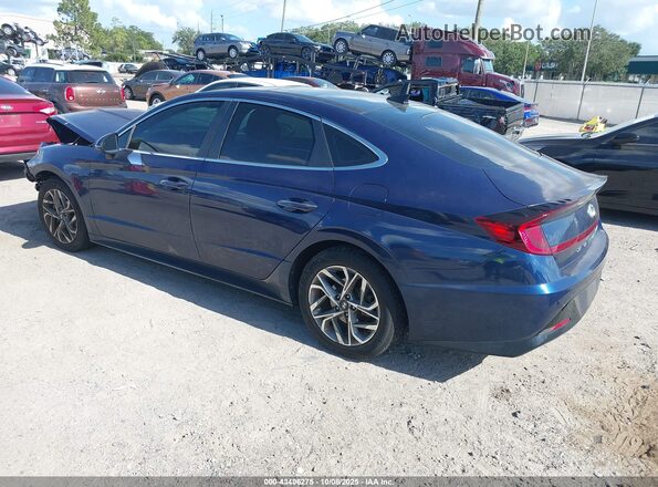 5NPEF4JAXLH038734 2020 HYUNDAI SONATA Blue Rear left
