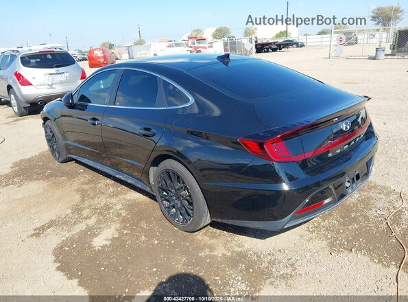 5NPEG4JAXNH135223 2022 HYUNDAI SONATA Black უკანა მარცხენა