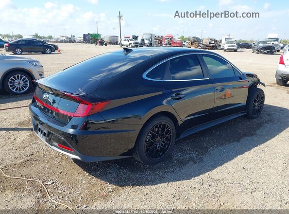 5NPEG4JAXNH135223 2022 HYUNDAI SONATA Black უკანა მარჯვენა