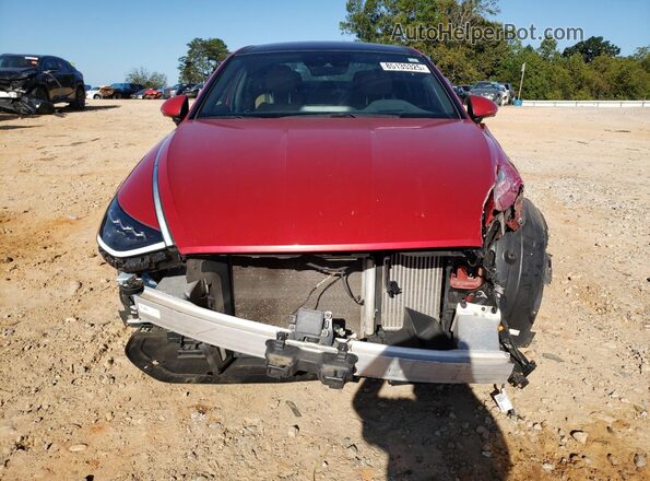 5NPEH4J21LH013708 2020 HYUNDAI SONATA Red 