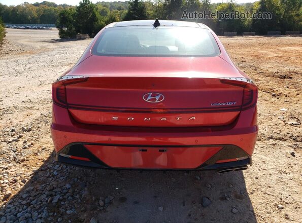 5NPEH4J21LH013708 2020 HYUNDAI SONATA Red 