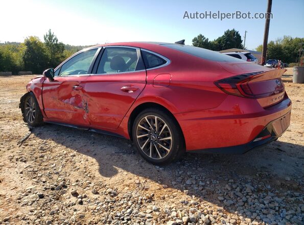 5NPEH4J21LH013708 2020 HYUNDAI SONATA Red 