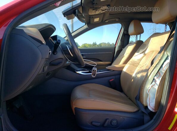 5NPEH4J21LH013708 2020 HYUNDAI SONATA Red 