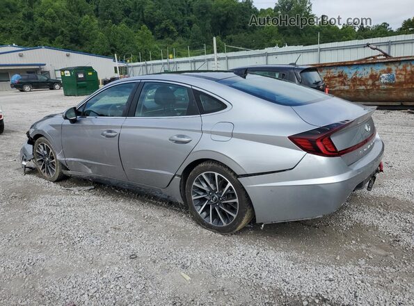 5NPEH4J23LH044846 2020 HYUNDAI SONATA Silver Հետևի ձախ