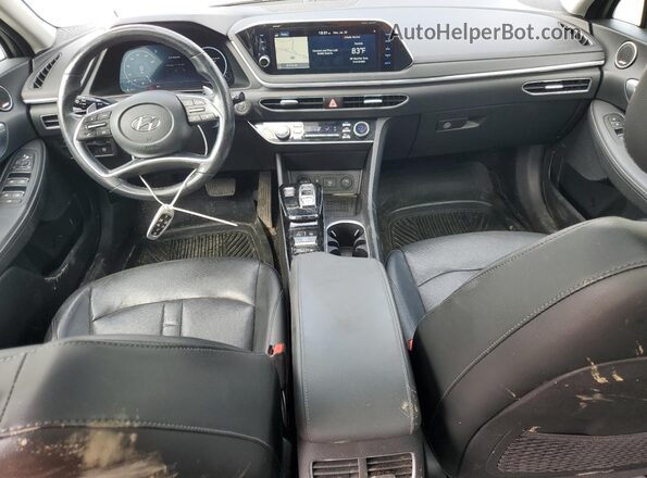 5NPEH4J23LH044846 2020 HYUNDAI SONATA Silver Առջևի վահանակի տեսք