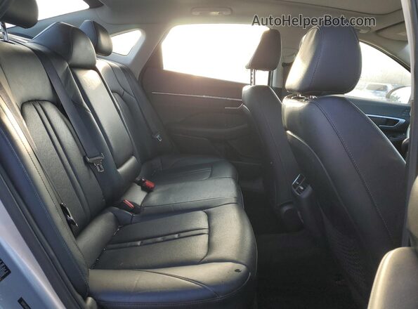 5NPEH4J26LH034814 2020 HYUNDAI SONATA Silver უკანა სავარძლების ხედი