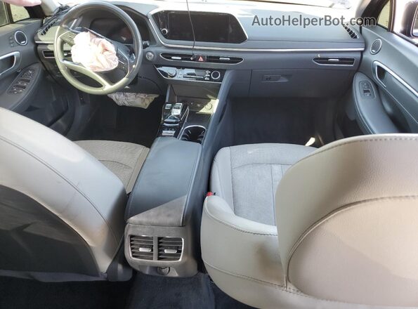 5NPEH4J26LH035252 2020 HYUNDAI SONATA Blue Dashboard view