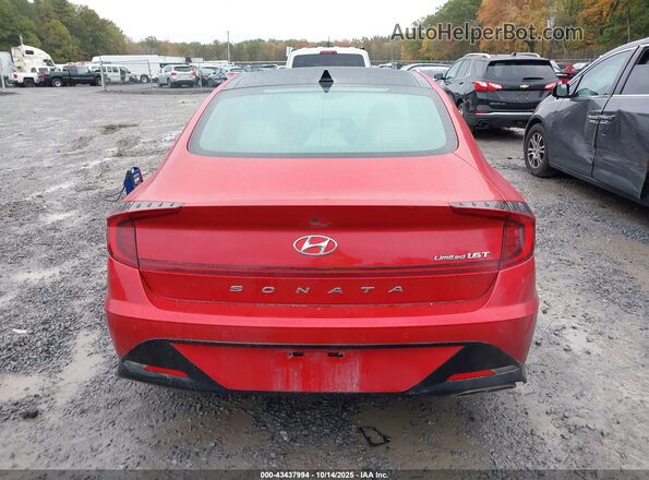 5NPEH4J27LH004849 2020 HYUNDAI SONATA Красный 