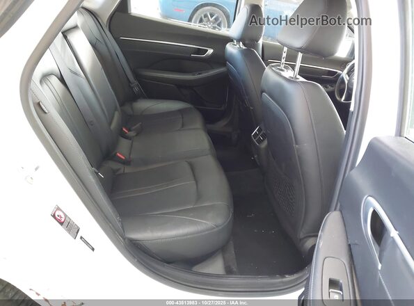 5NPEH4J27LH059057 2020 HYUNDAI SONATA White Vista de la etiqueta del VIN