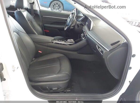 5NPEH4J27LH059057 2020 HYUNDAI SONATA White Vista interior delantera