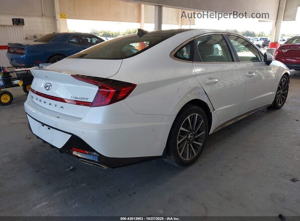 5NPEH4J27LH059057 2020 HYUNDAI SONATA White Trasero derecho