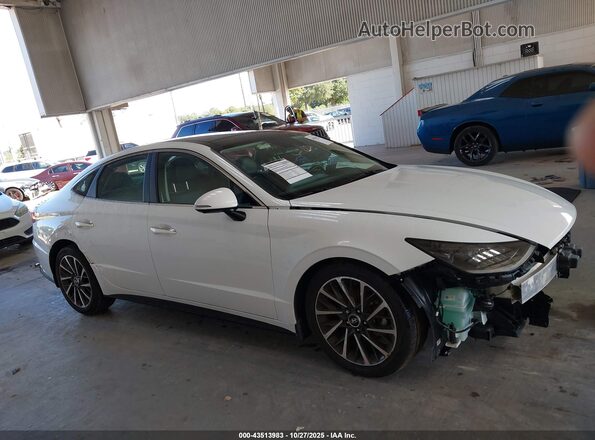 5NPEH4J27LH059057 2020 HYUNDAI SONATA White Vista interior de 360 grados