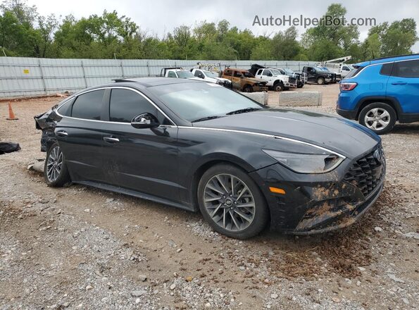 5NPEH4J2XLH008894 2020 HYUNDAI SONATA Black 
