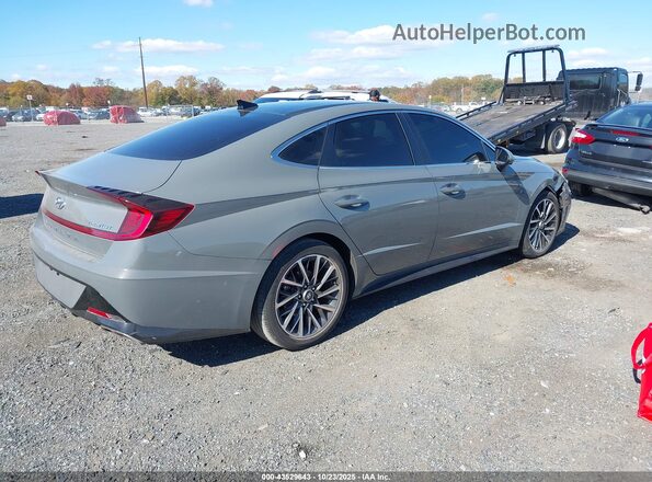 5NPEH4J2XLH020446 2020 HYUNDAI SONATA Серый Задняя правая четверть