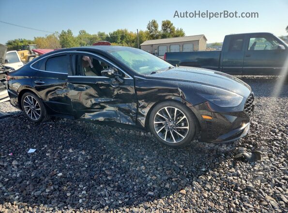 5NPEH4J2XLH024058 2020 HYUNDAI SONATA Black წინა მარჯვენა