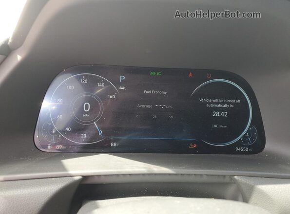 5NPEJ4J23MH113752 2021 HYUNDAI SONATA Gray Սարքավորումների վահանակի տեսք