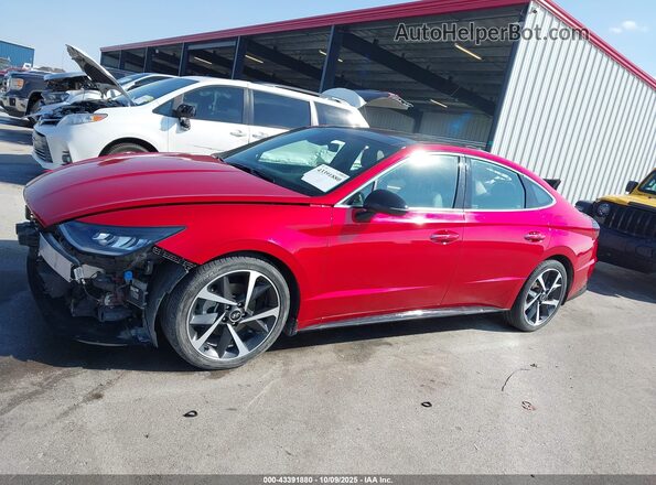 5NPEJ4J25NH137570 2022 HYUNDAI SONATA Красный 