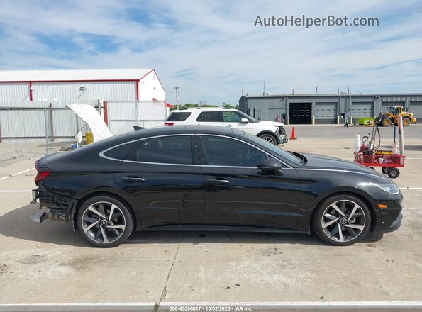 5NPEJ4J25NH138525 2022 HYUNDAI SONATA Black Vista interior de 360 grados