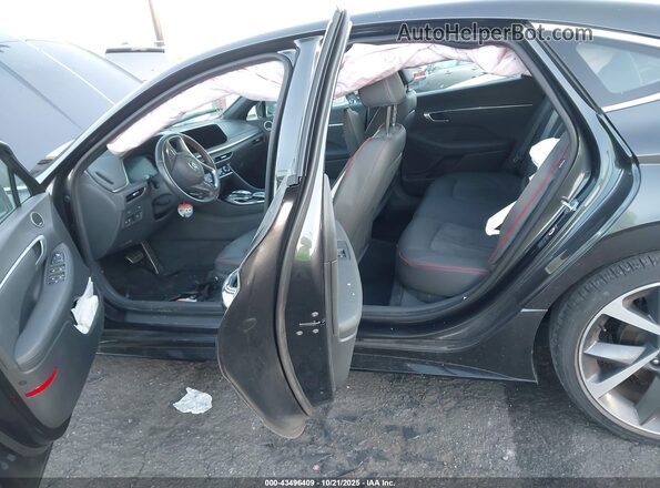 5NPEJ4J27NH140034 2022 HYUNDAI SONATA Gray VIN კოდის სტიკერის ხედი