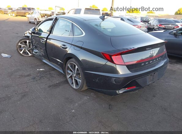 5NPEJ4J27NH140034 2022 HYUNDAI SONATA Gray უკანა მარცხენა