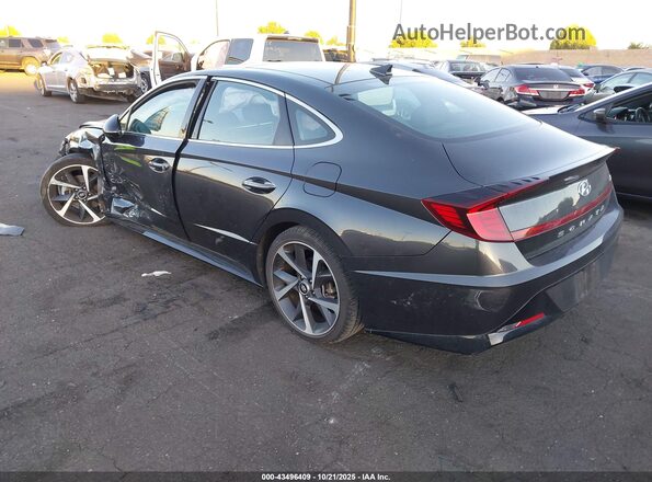 5NPEJ4J27NH140034 2022 HYUNDAI SONATA Gray სალონის 360-გრადუსიანი ხედი
