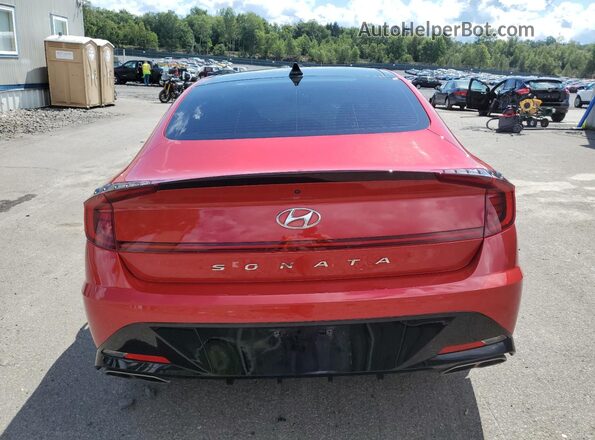 5NPEK4JC3MH116611 2021 HYUNDAI SONATA Красный 