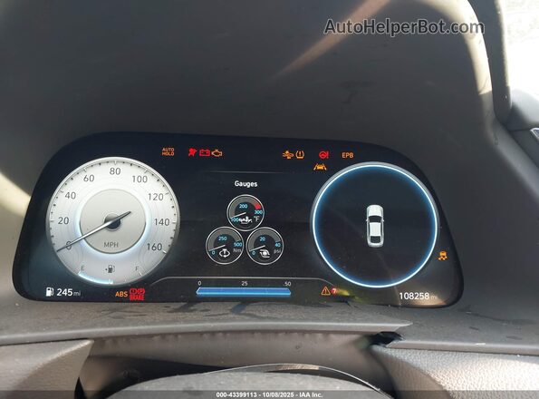 5NPEK4JC3MH125843 2021 HYUNDAI SONATA White Հետևի նստատեղերի տեսք
