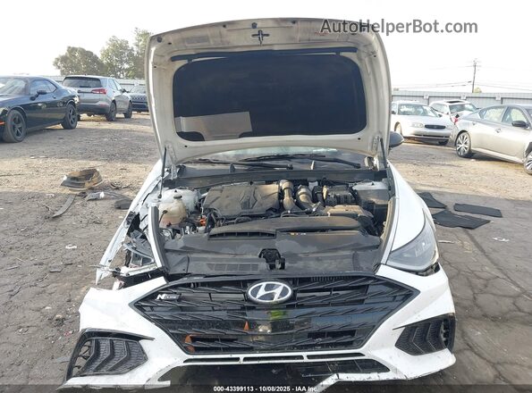 5NPEK4JC3MH125843 2021 HYUNDAI SONATA White Հետևի տեսք