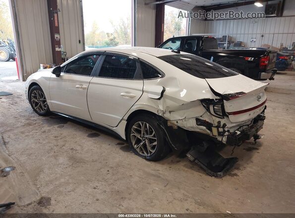 5NPEL4JA4MH100381 2021 HYUNDAI SONATA White Задня ліва чверть