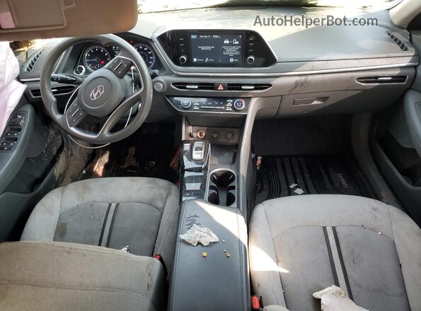5NPEL4JA7LH044693 2020 HYUNDAI SONATA Charcoal წინა პანელის ხედი