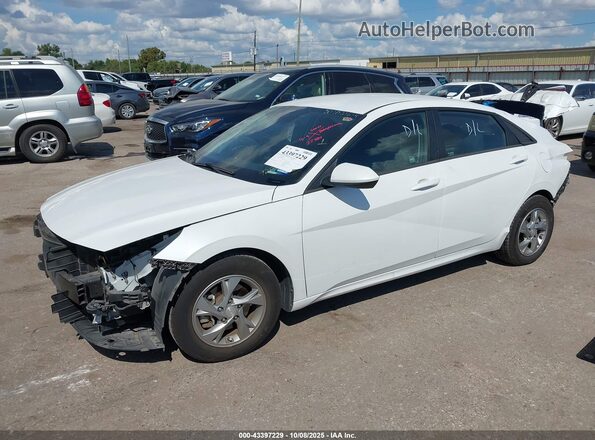 5NPLL4AG1MH049286 2021 HYUNDAI ELANTRA Белый Передняя левая четверть