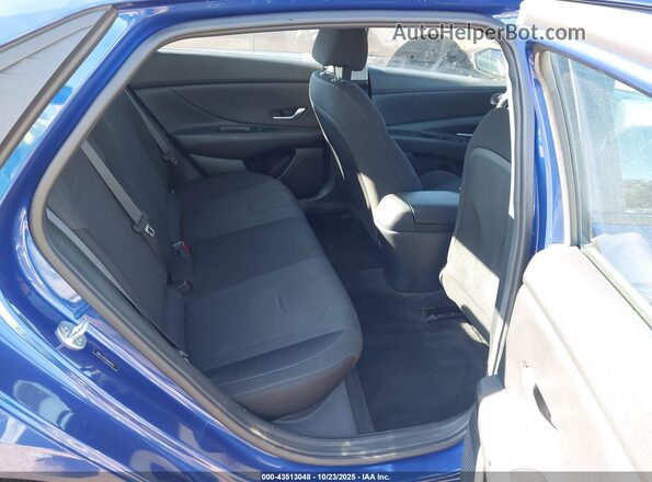 5NPLL4AG7NH078776 2022 HYUNDAI ELANTRA Blue Widok naklejki z numerem VIN