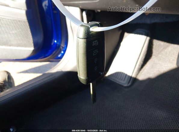 5NPLL4AG7NH078776 2022 HYUNDAI ELANTRA Blue Widok deski rozdzielczej