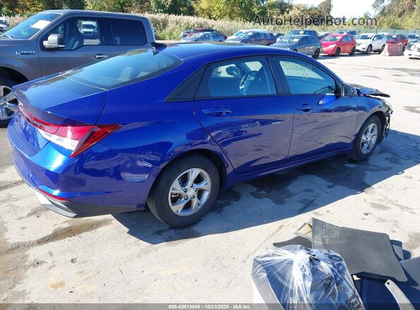 5NPLL4AG7NH078776 2022 HYUNDAI ELANTRA Blue Tył prawy