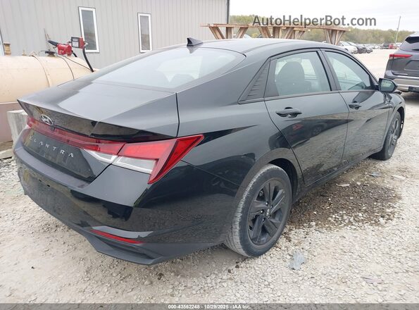 5NPLM4AG0NH054901 2022 HYUNDAI ELANTRA Black Задня права чверть