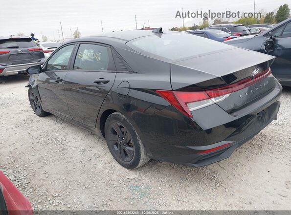 5NPLM4AG0NH054901 2022 HYUNDAI ELANTRA Black Задня ліва чверть