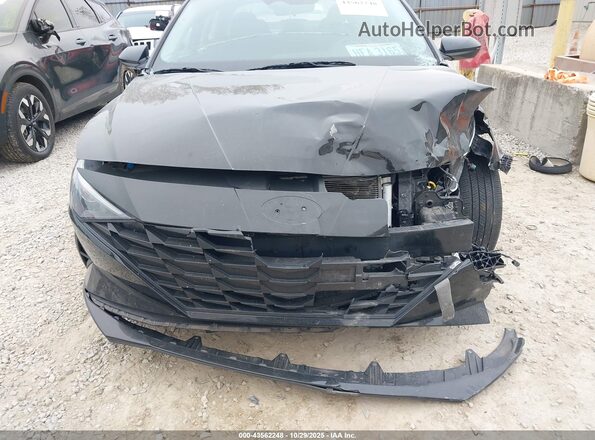 5NPLM4AG0NH054901 2022 HYUNDAI ELANTRA Black Вид спереду