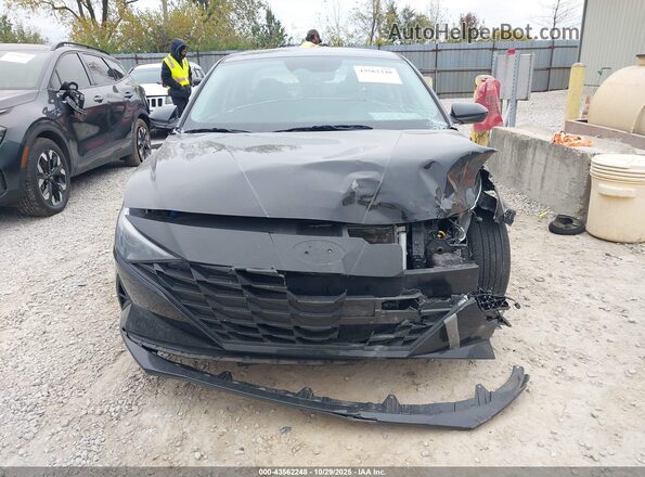 5NPLM4AG0NH054901 2022 HYUNDAI ELANTRA Black Вид щитка приладів