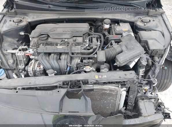 5NPLM4AG0NH054901 2022 HYUNDAI ELANTRA Black Вид ззаду