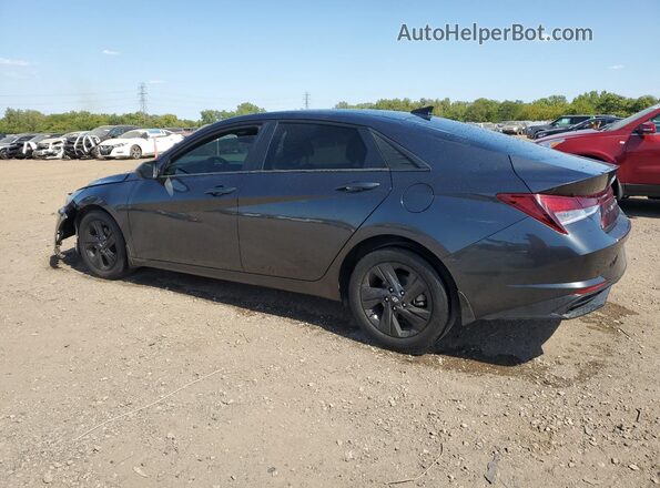 5NPLM4AG4NH077436 2022 HYUNDAI ELANTRA Black Հետևի ձախ