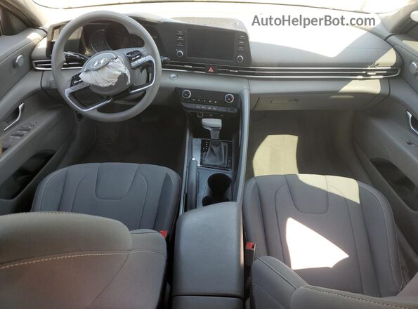 5NPLM4AG4NH077436 2022 HYUNDAI ELANTRA Black Առջևի վահանակի տեսք