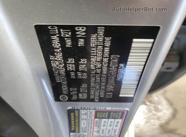 5NPLM4AG6MH011470 2021 HYUNDAI ELANTRA Silver 